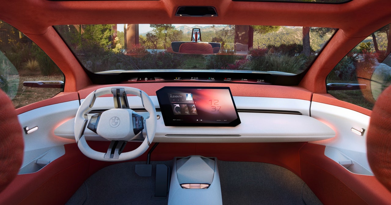 BMWâs Vision Neue Klasse X Has a Car-Wide Screen and a âJoyâ Brain